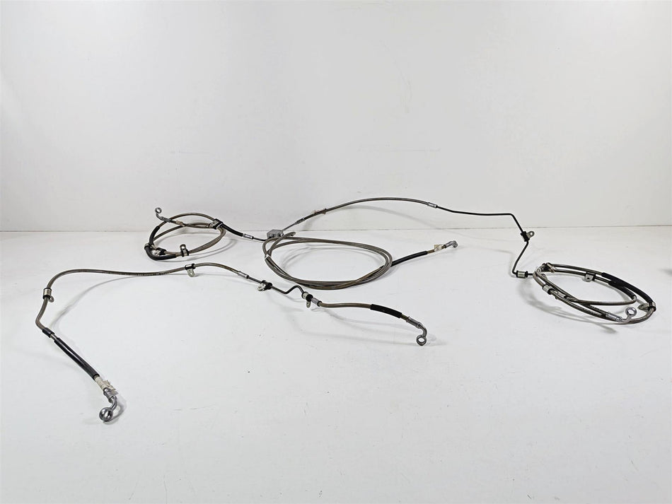 2024 Polaris RZR Pro XP 4 Ultimate Full Brake Line Hose Set 1913797 1913796-Mototech271