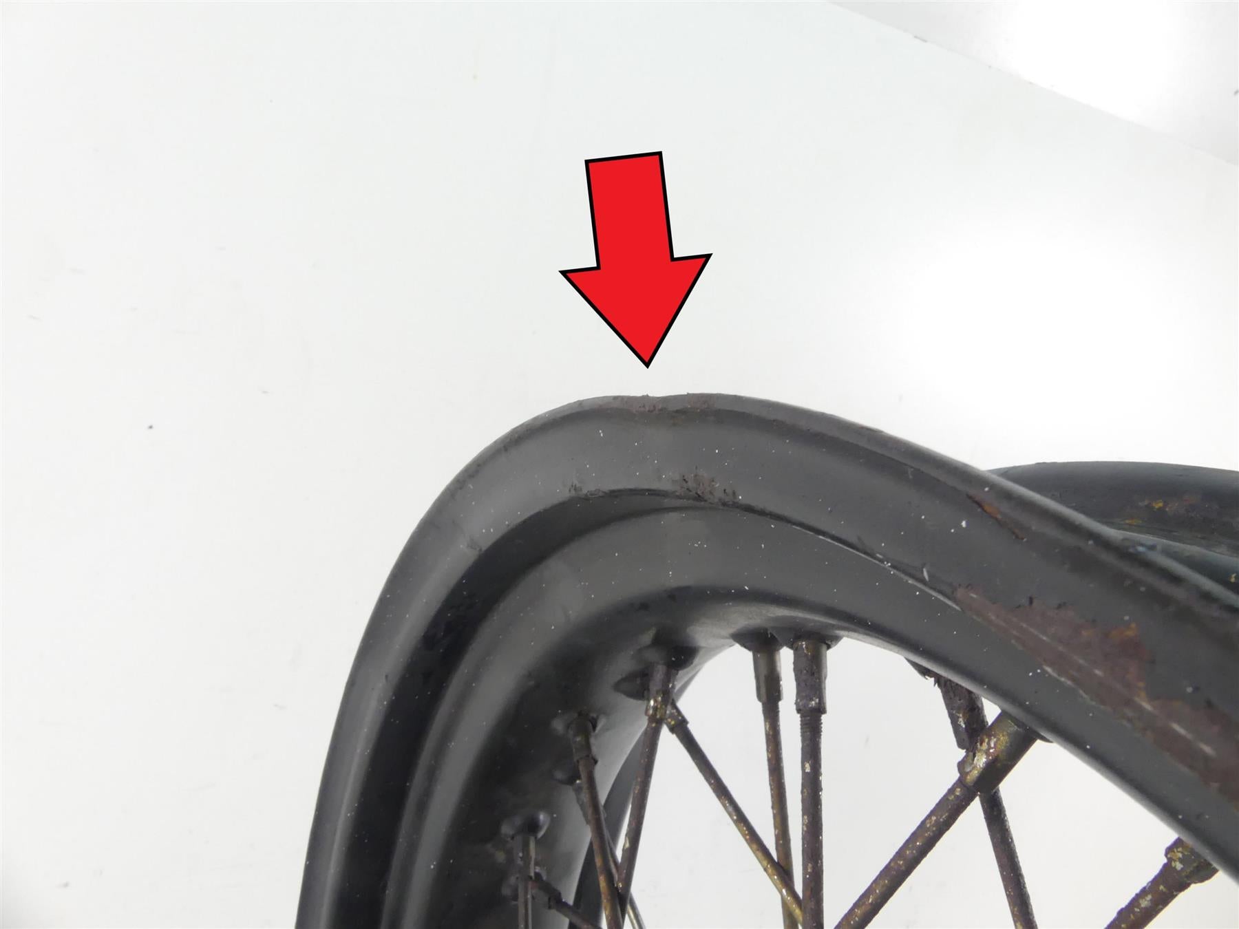 2011 Harley FXDWG Dyna Wide Glide Straight Rear 17x4.5 Wheel Rim 41430-09A {{ shop.shopifyCountryName }} - Mototech271