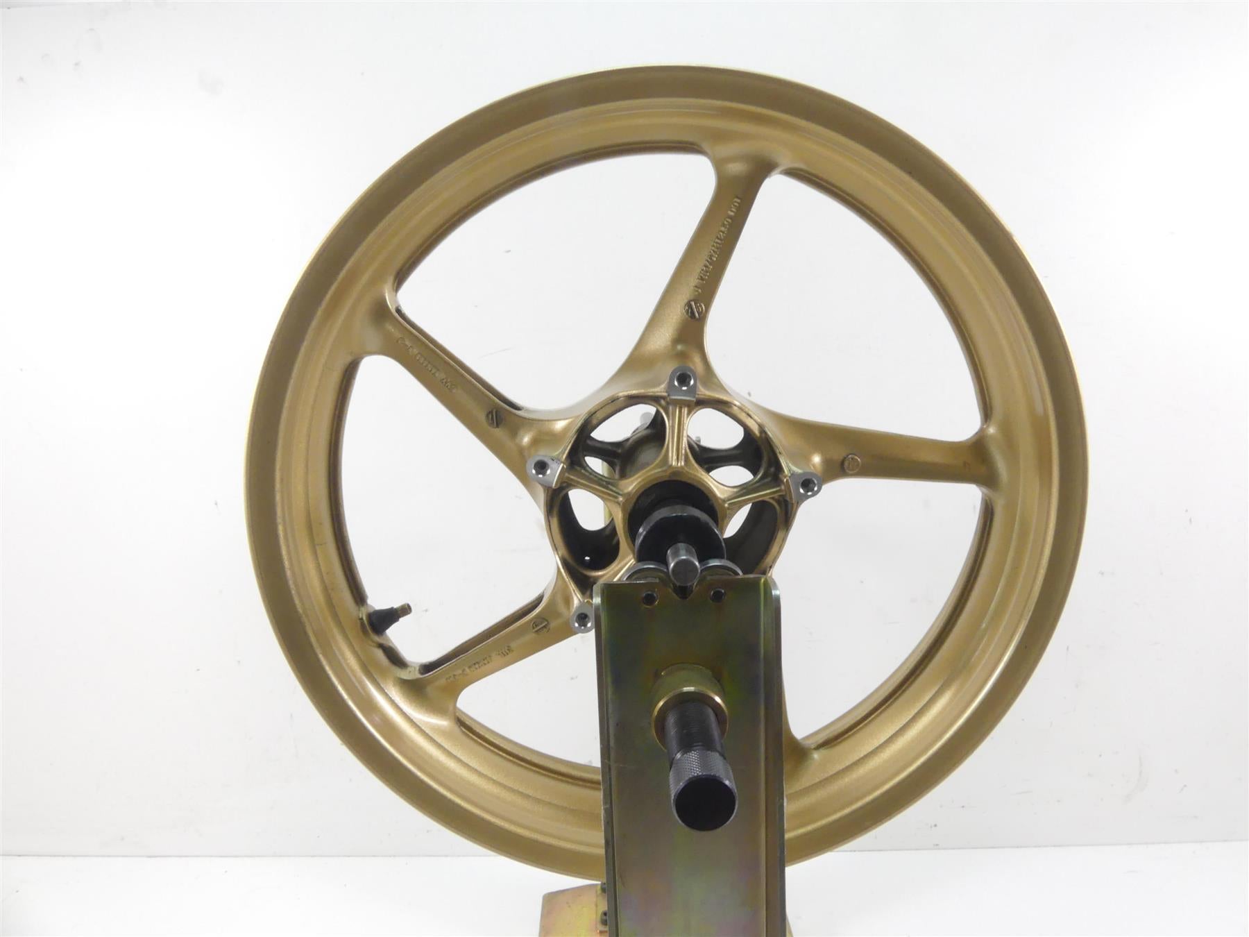 2008 Yamaha FZ1 Fazer Straight Golden Front Wheel Rim 17x3.5 5VY-25168-00-8L {{ shop.shopifyCountryName }} - Mototech271