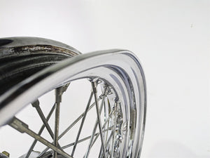 1999 Harley Touring FLHTCUI E-Glide Front Wheel Rim 16x3 Spoke READ 43403-87A