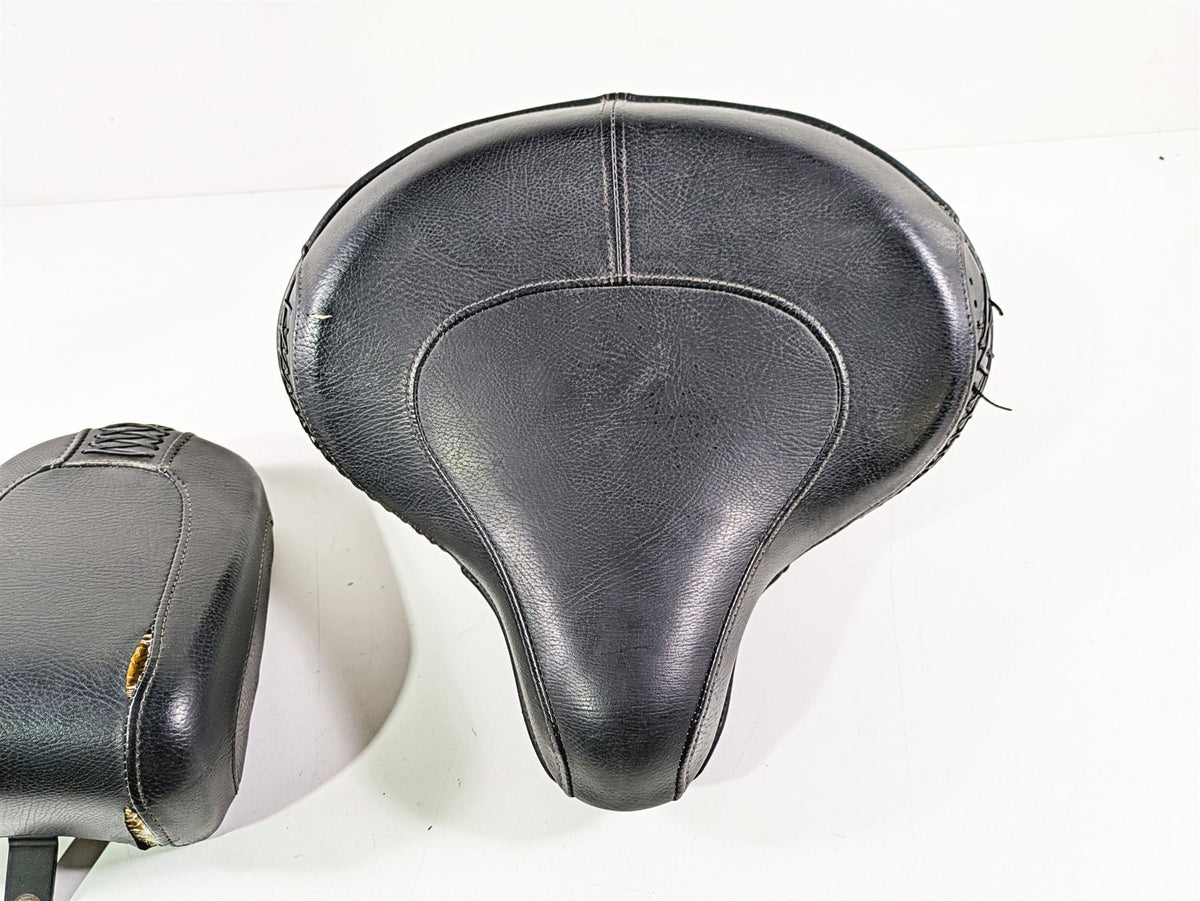 2008 Harley FLSTSB Cross Bones Front Rear Seat Saddle & Mount Set 51481-08 {{ shop.shopifyCountryName }} - Mototech271