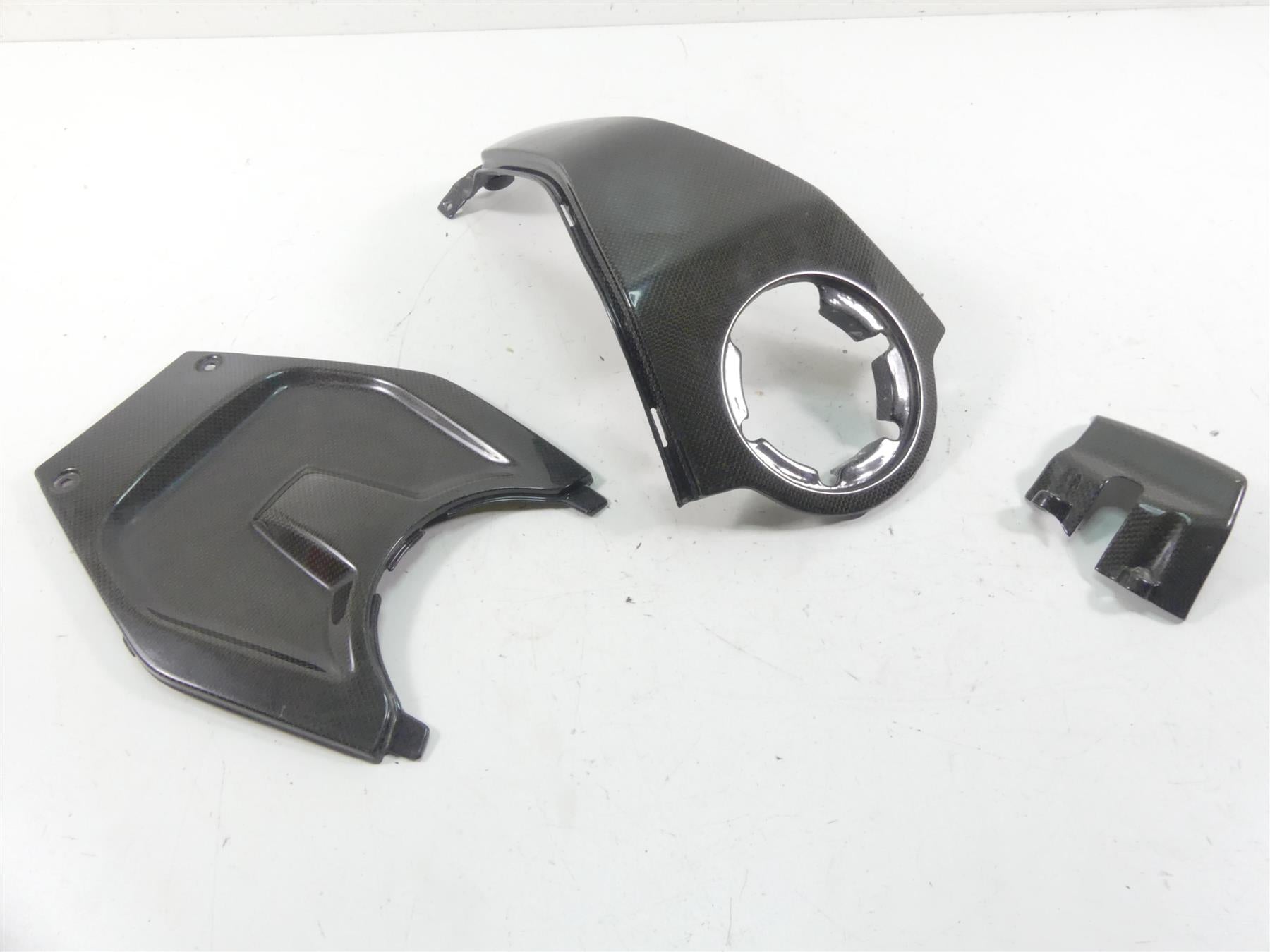 2009 BMW K1300 S K40 HP Carbon Fiber Fuel Tank Center Cover Set 71607715140 | Mototech271