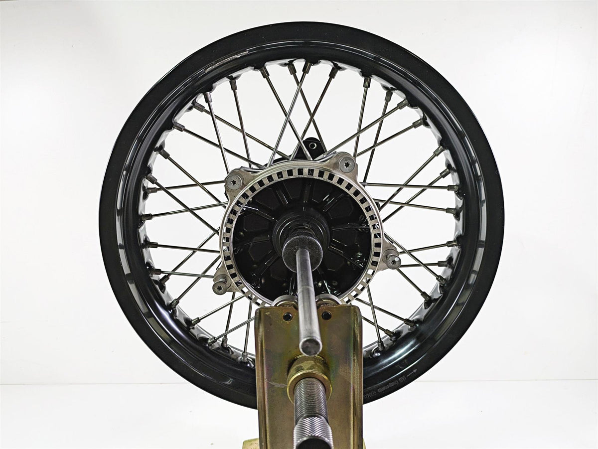 2014 BMW R nine T R9T K21 Front Wheel Rim Black Spoke 17x3.5 -Ding 36318546108 {{ shop.shopifyCountryName }} - Mototech271