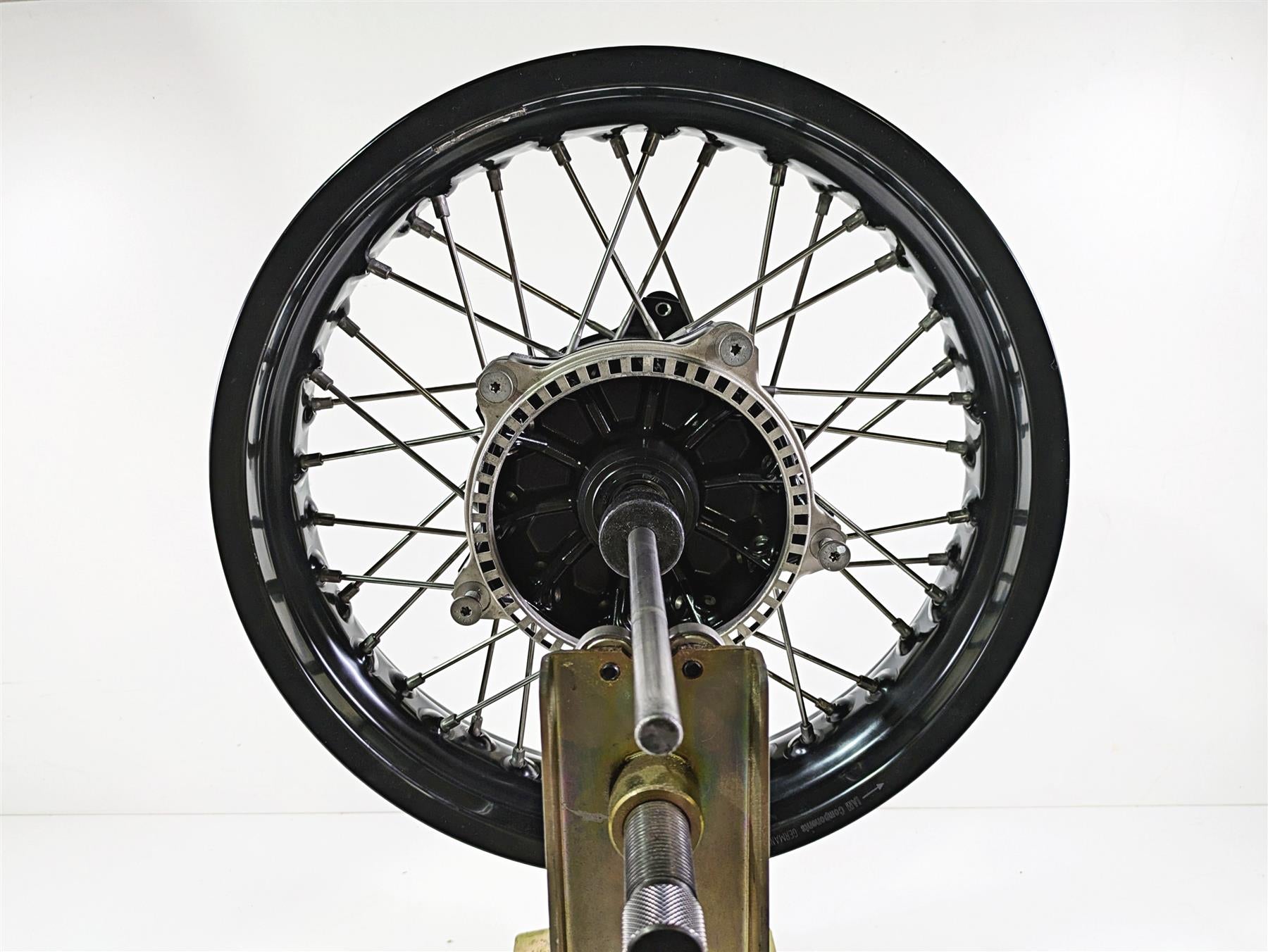 2014 BMW R nine T R9T K21 Front Wheel Rim Black Spoke 17x3.5 -Ding 36318546108
