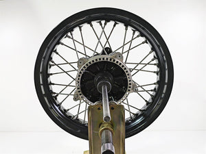 2014 BMW R nine T R9T K21 Front Wheel Rim Black Spoke 17x3.5 -Ding 36318546108