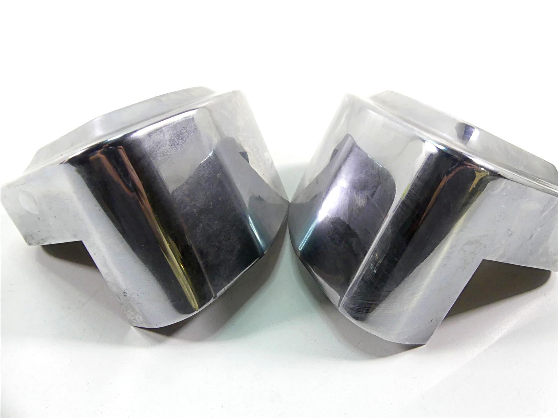 2002 Honda VTX1800 R Front Brake Caliper Chrome Covers {{ shop.shopifyCountryName }} - Mototech271
