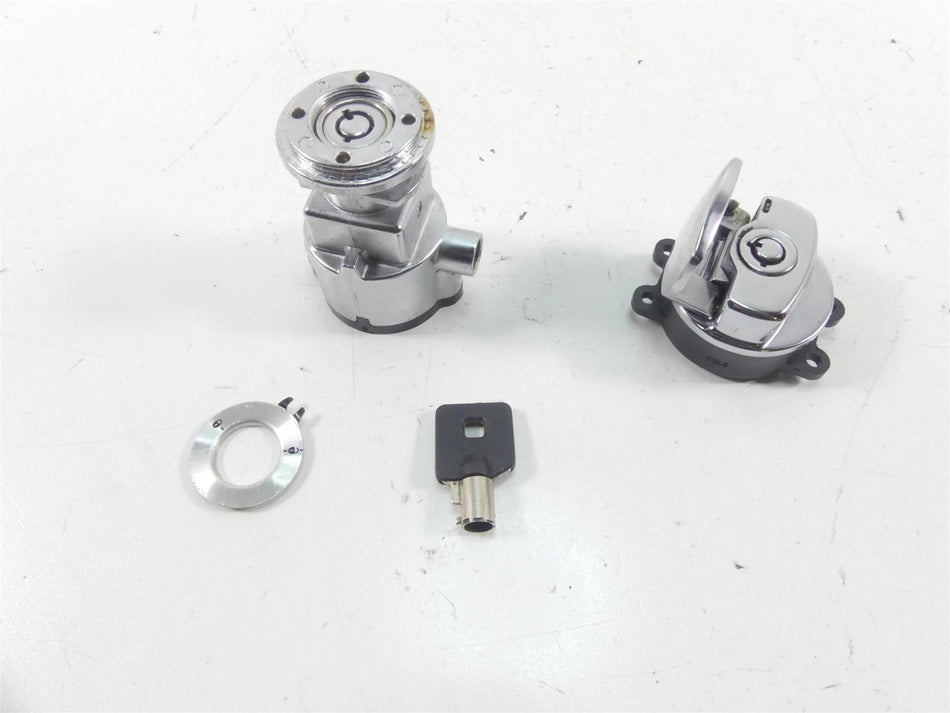 2010 Harley FXDWG Dyna Wide Glide Ignition Switch Key Steering Lock Set 71475-06 {{ shop.shopifyCountryName }} - Mototech271