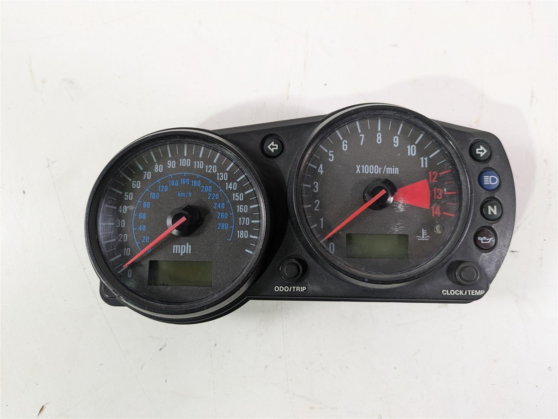 2003 Kawasaki ZX9R Ninja Gauges Speedometer 75K Instrument Cluster 28011-1219 {{ shop.shopifyCountryName }} - Mototech271