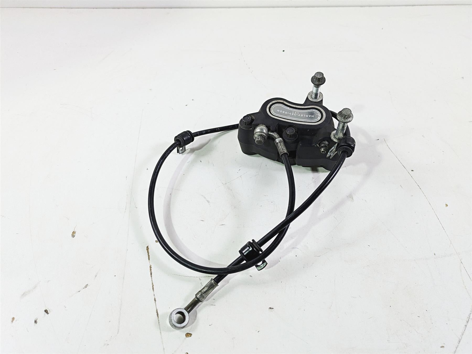 2008 Harley FLSTC 105TH Softail Heritage Front Brake Caliper + Line 44046-08 {{ shop.shopifyCountryName }} - Mototech271