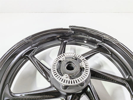 2022 BMW S1000RR K67 Carbon Fiber Front Wheel Rim 17x3.5 - Damaged 36317108158-Mototech271