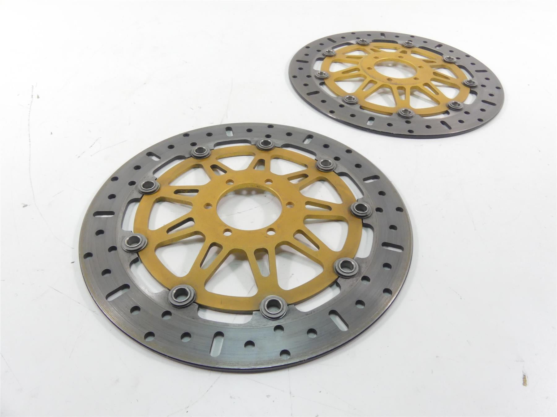 2009 Ducati Monster Multistrada 1100 S Front Golden Brake Rotor Disc Set {{ shop.shopifyCountryName }} - Mototech271