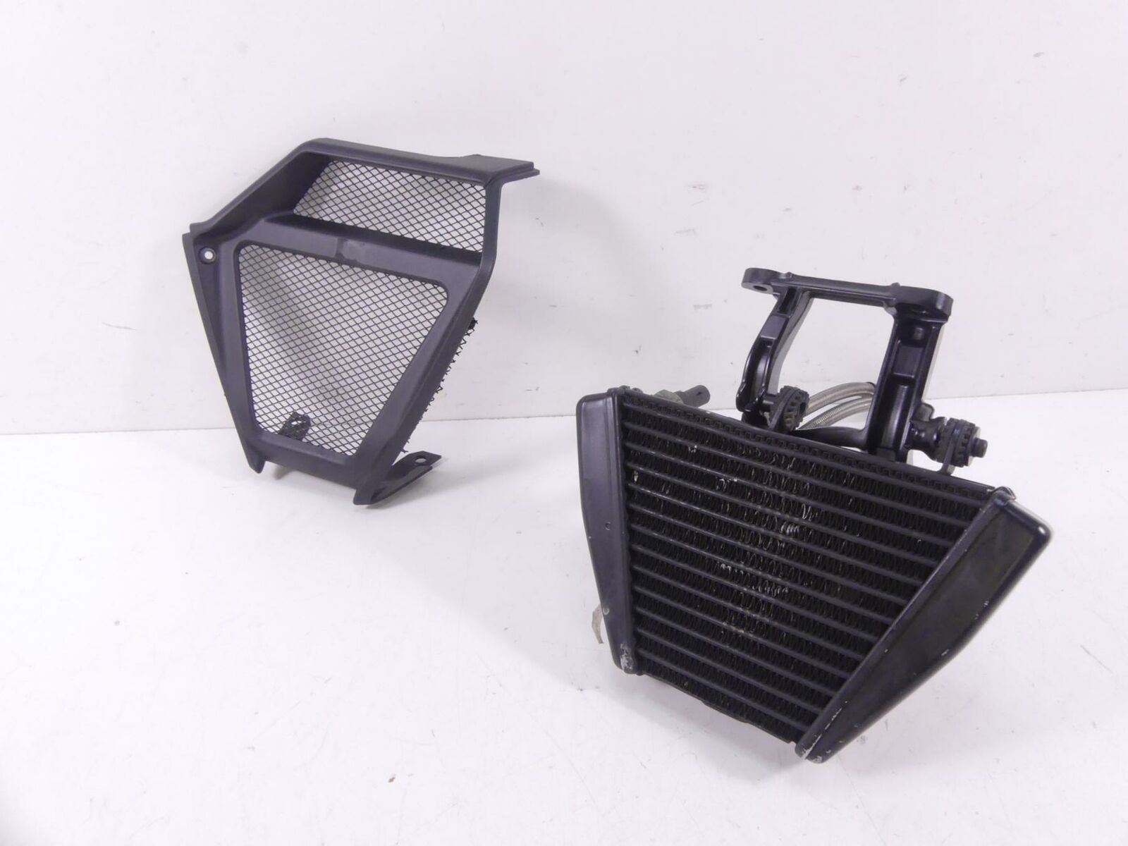 2015 Ducati Diavel Dark Oil Cooler Radiator Lines Mount Cover Set 54840941C {{ shop.shopifyCountryName }} - Mototech271