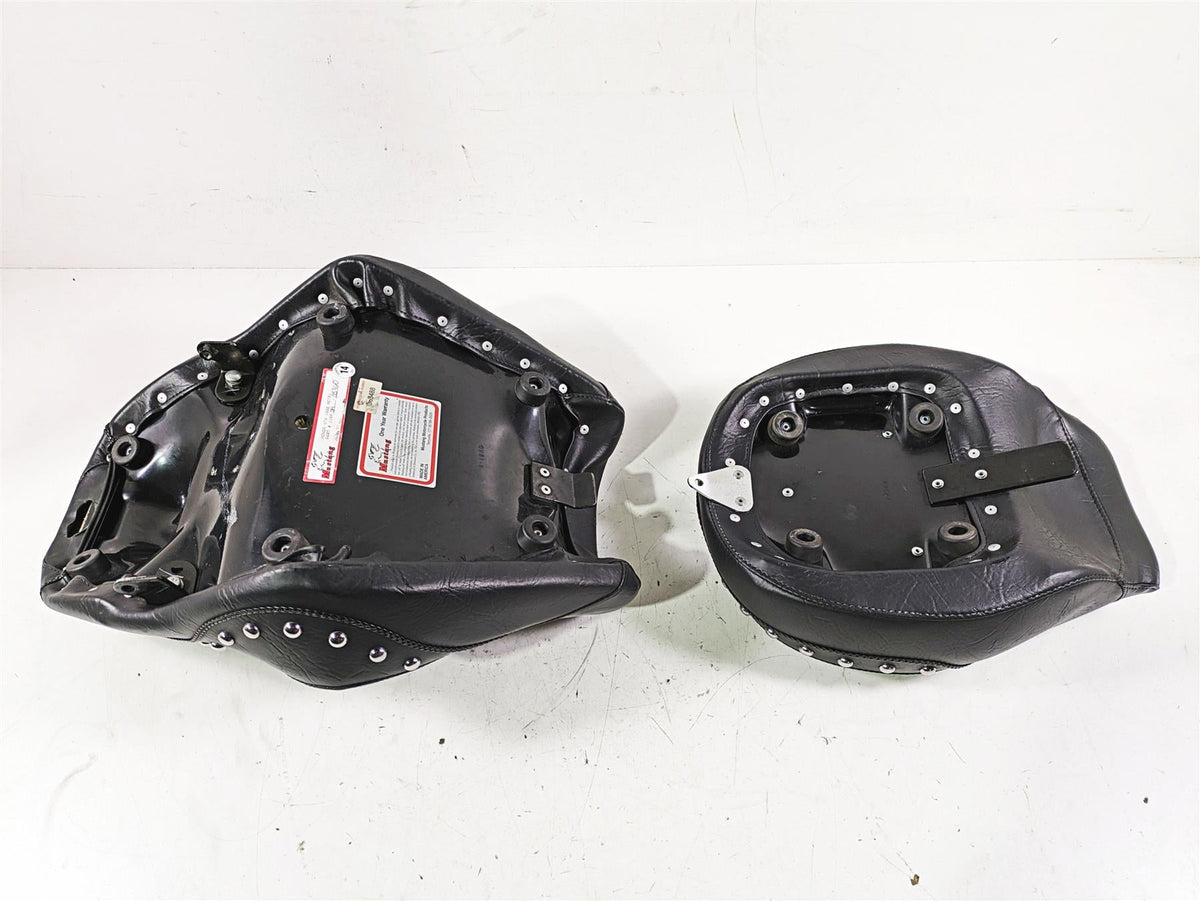 2002 Honda VTX1800 Retro Mustang Sport Touring Studded Front Rear Seat Set 75860 {{ shop.shopifyCountryName }} - Mototech271