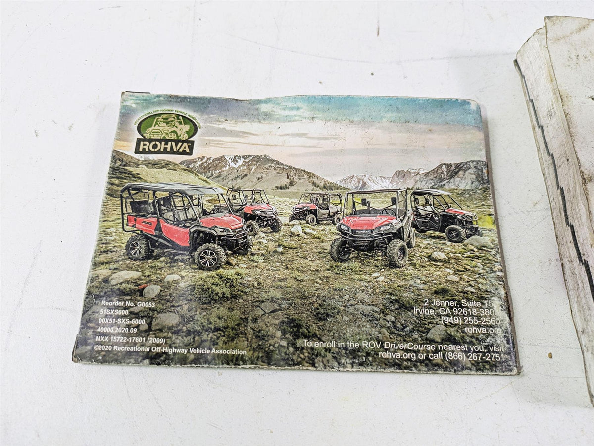 2023 Honda Talon SXS1000 S2R Owners Manual Booklet & Tips Guide 00X31-HL6-6410 {{ shop.shopifyCountryName }} - Mototech271