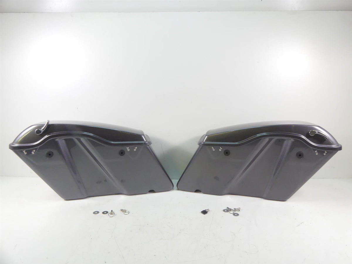 2014 Harley Touring FLHX Street Glide Saddlebag Luggage Box Set - Read 90200412 {{ shop.shopifyCountryName }} - Mototech271