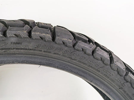 Used Front Motorcycle Tire Dunlop Trailmax Mission 120/70B19 60T 637148 {{ shop.shopifyCountryName }} - Mototech271