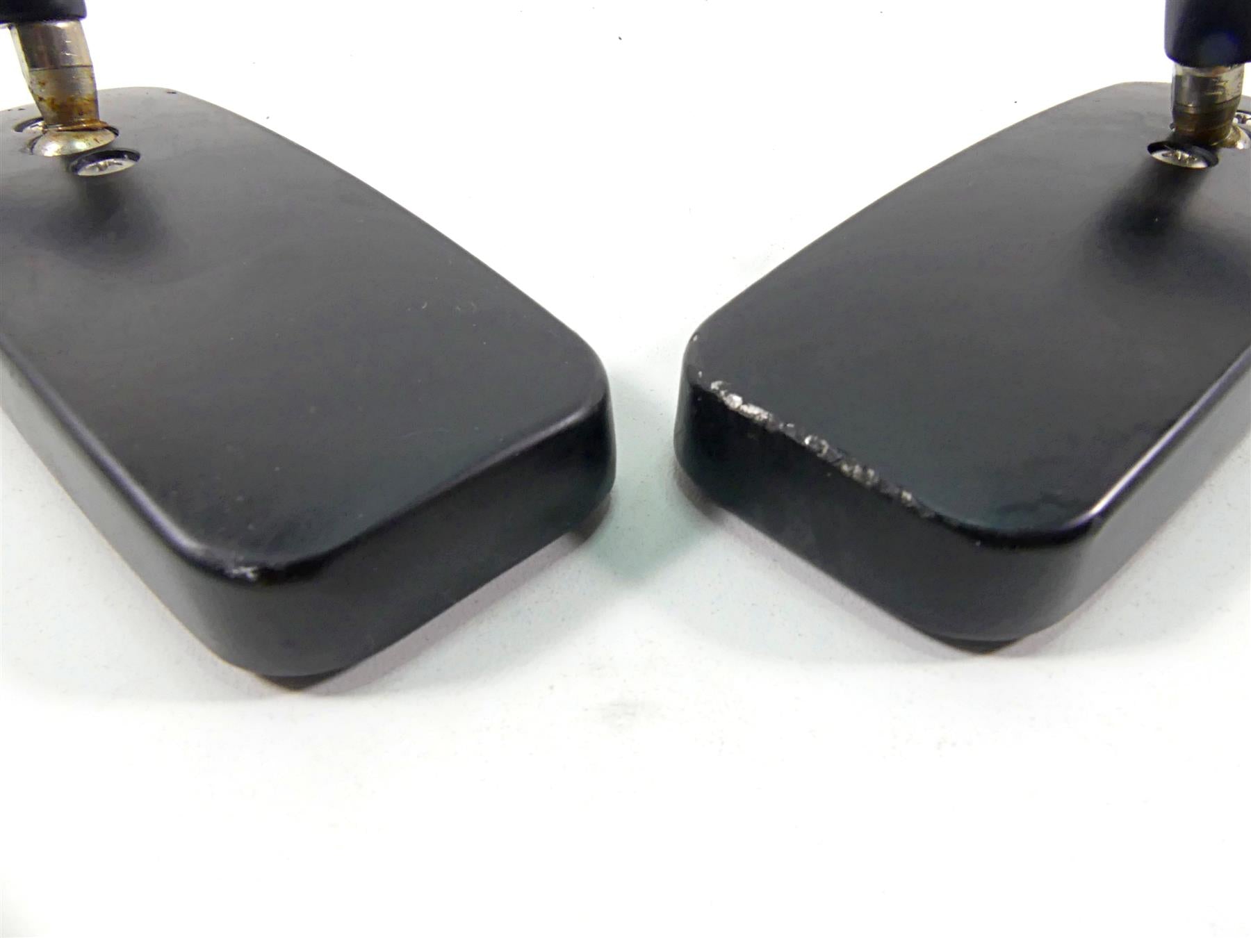 2012 Ducati Monster 1100 EVO Aftermarket Square Black Rear View Mirror Set {{ shop.shopifyCountryName }} - Mototech271