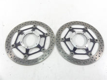 Load image into Gallery viewer, 2015 Honda CBR1000 RR SC59 Front Straight Brake Disc Rotor Set 45220-MFL-003
