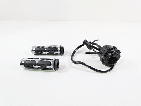2009 Harley FXCWC Softail Rocker Right Hand Control Switch + Grips 71684-06A {{ shop.shopifyCountryName }} - Mototech271