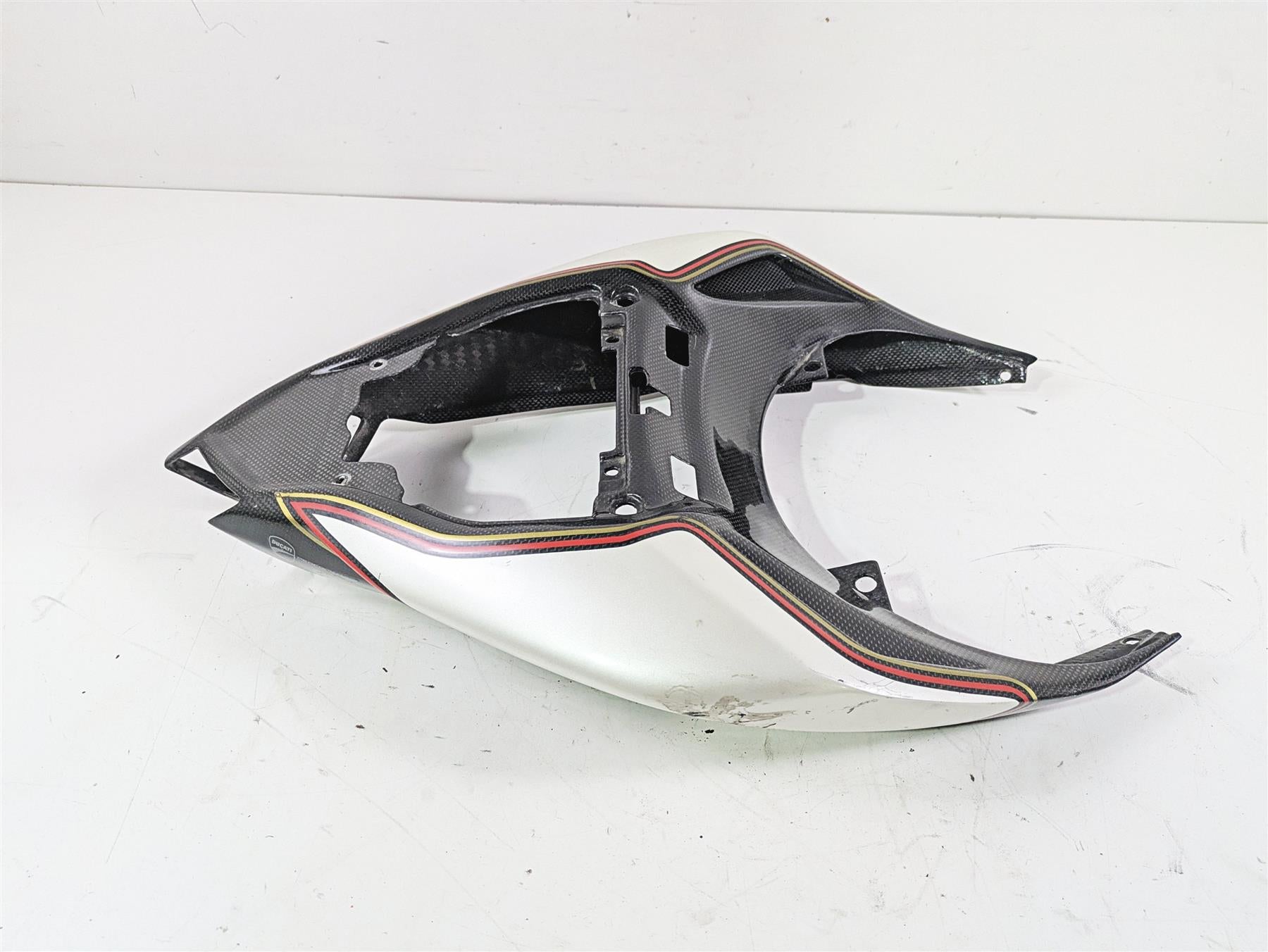 2012 Ducati Streetfighter 848 Carbon Fiber Tail Fairing Cover Cowl 969A07009B {{ shop.shopifyCountryName }} - Mototech271