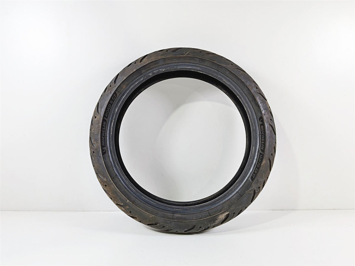 Used Front Motorcycle Tire Michelin Road 6 GT 2CT+ 120/70R17 26276 {{ shop.shopifyCountryName }} - Mototech271