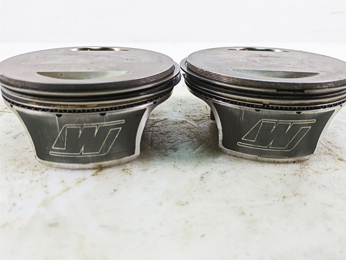 Wiseco 4" Forged Big Bore Twin Cam Piston Set 4918PS {{ shop.shopifyCountryName }} - Mototech271