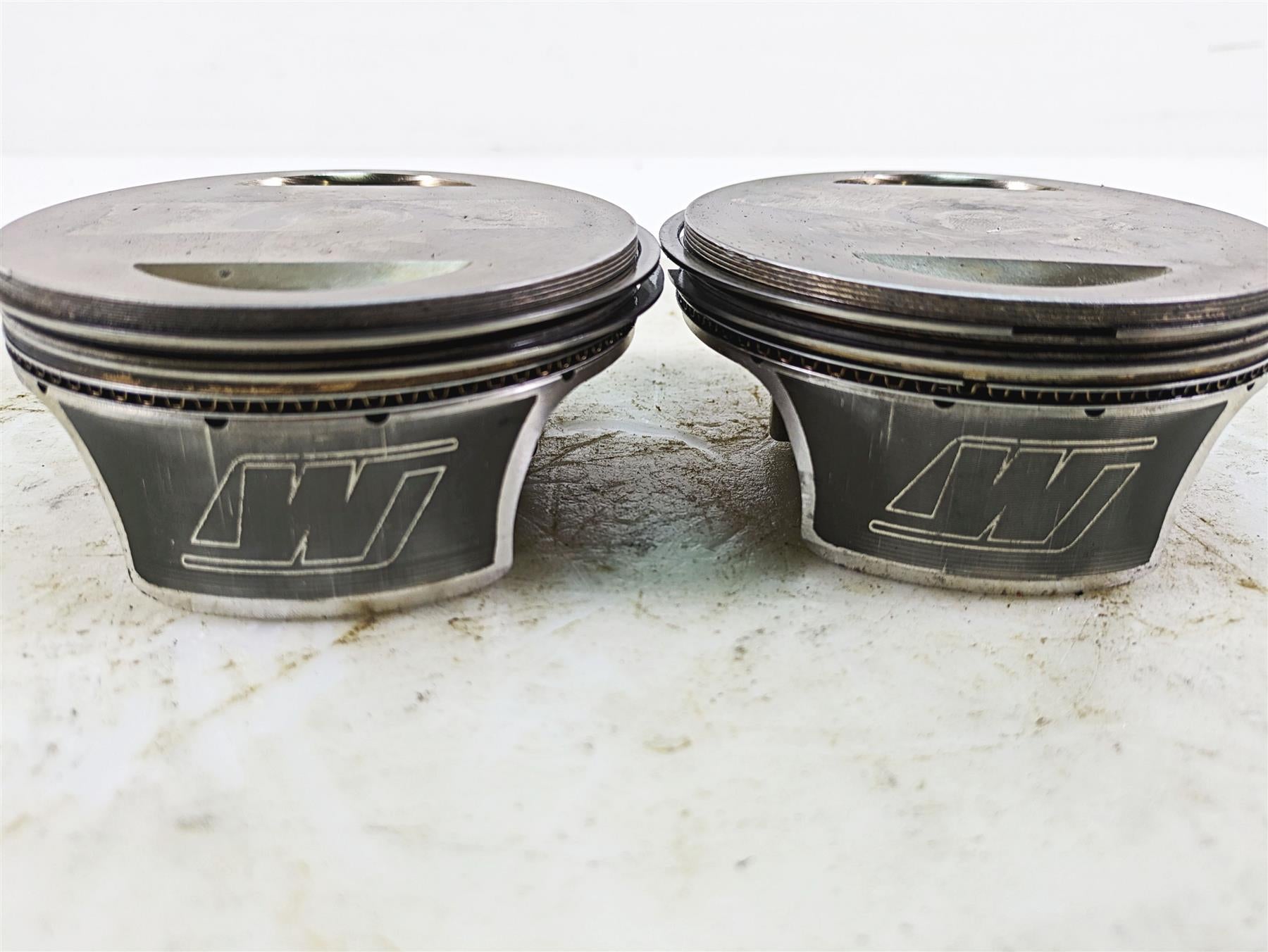 Wiseco 4" Forged Big Bore Twin Cam Piston Set 4918PS {{ shop.shopifyCountryName }} - Mototech271