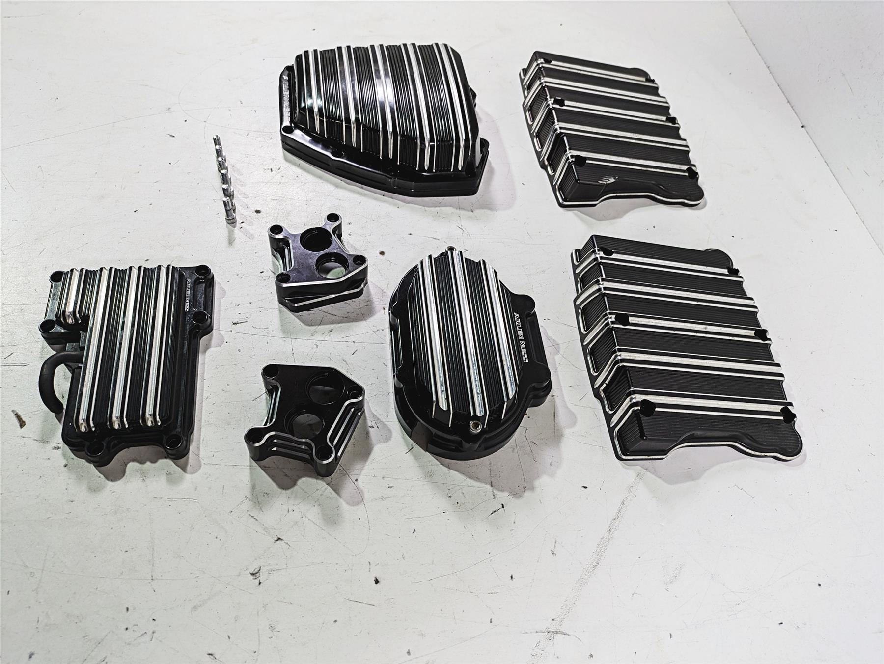 2015 Harley Touring FLHXS Street Glide Arlen Ness Engine Tranny Cover Set 03-963 {{ shop.shopifyCountryName }} - Mototech271