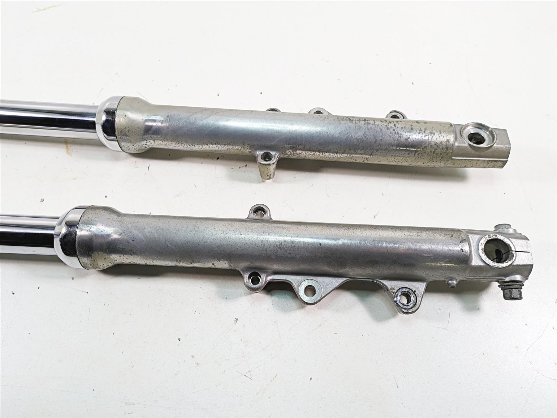 1999 Harley Dyna FXDL Low Rider 39mm Dual Caliper Front Fork Leg Set 45949-92 {{ shop.shopifyCountryName }} - Mototech271