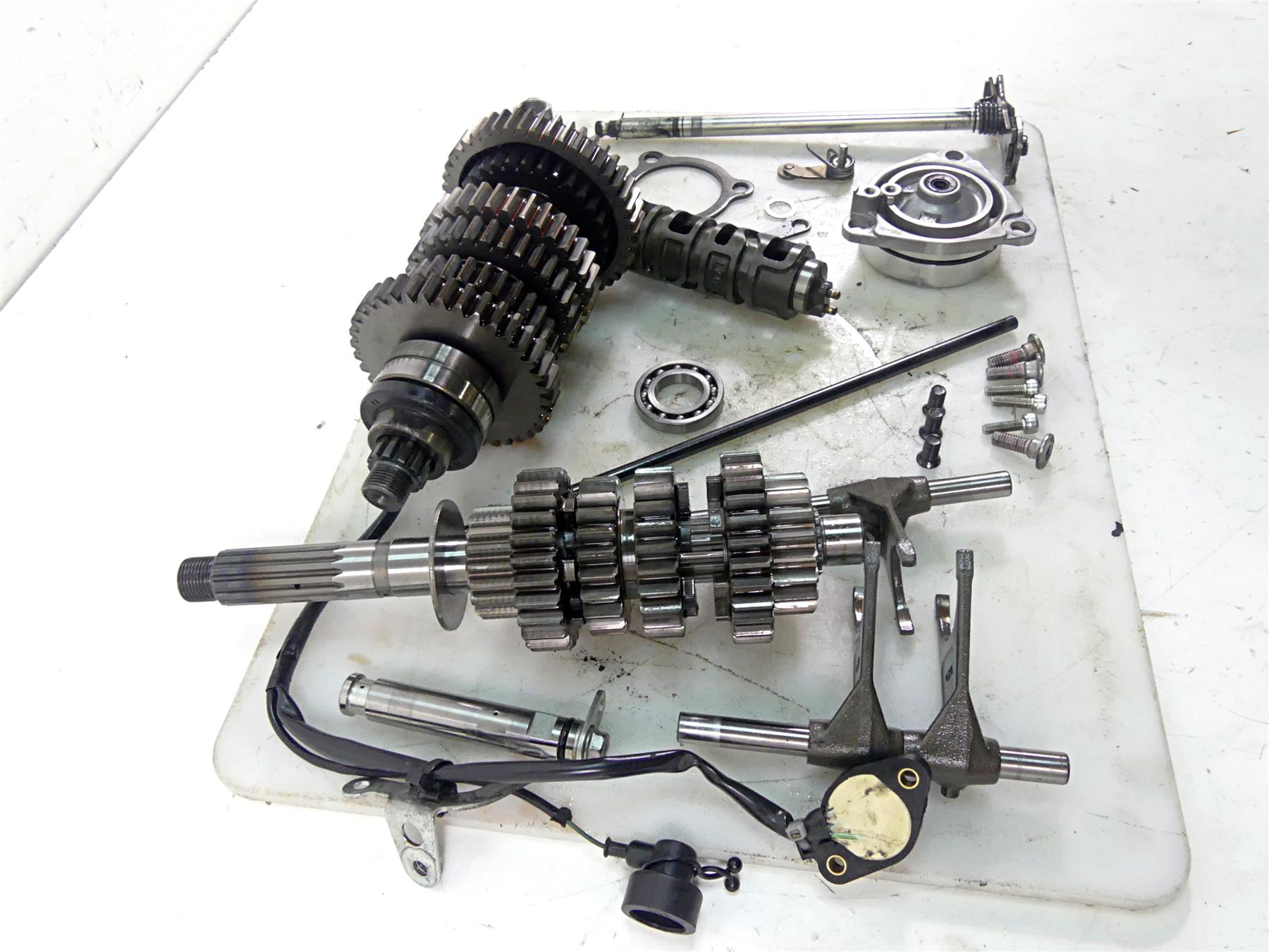 2012 Kawasaki ZX1400 ZX14R Ninja Transmission Gears Shaft Drum Set 13128-0677 {{ shop.shopifyCountryName }} - Mototech271
