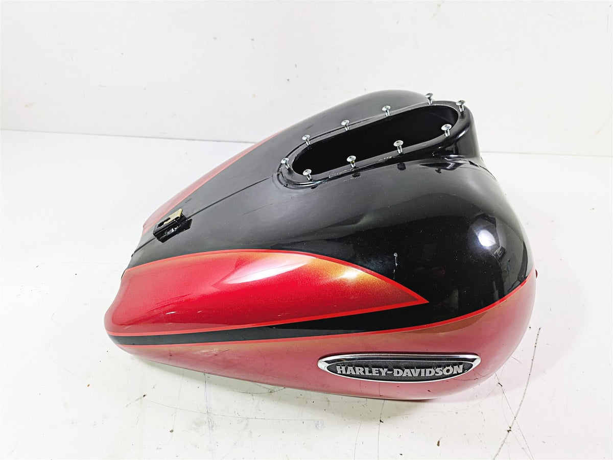 2007 Harley Touring FLHTCU SE CVO E-Glide Fuel Gas Tank Cherry Black Ice 61356-03 {{ shop.shopifyCountryName }} - Mototech271