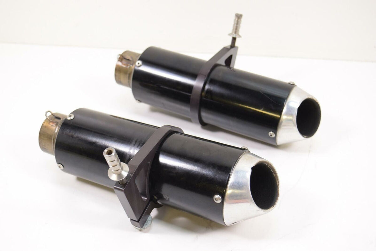 2008 Aprilia RSV2 RSV1000 R Aftermarket Exhaust Pipe Muffler Can Silencer Set {{ shop.shopifyCountryName }} - Mototech271