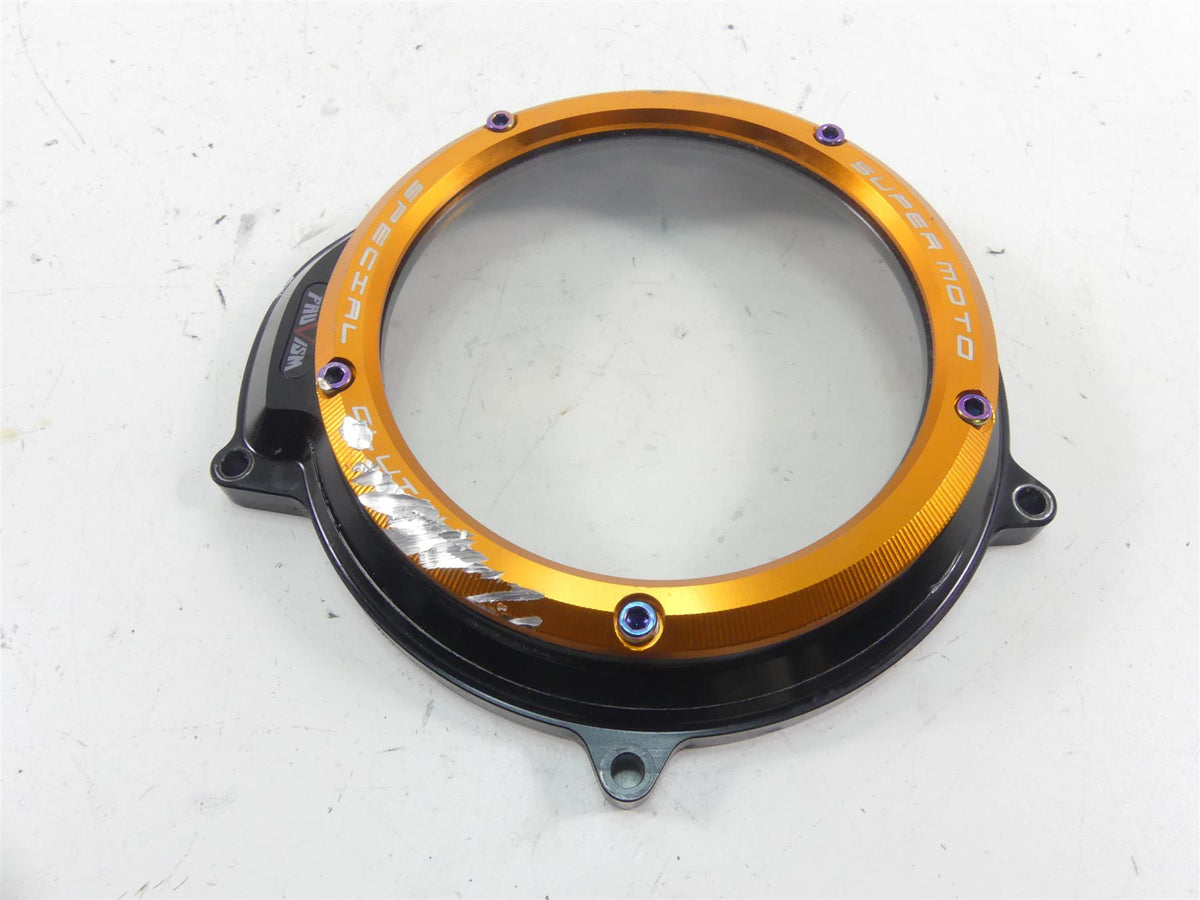 2015 KTM 1290R Super Duke NiceCnc Nero Fauvism Transparent Clear Clutch Cover {{ shop.shopifyCountryName }} - Mototech271