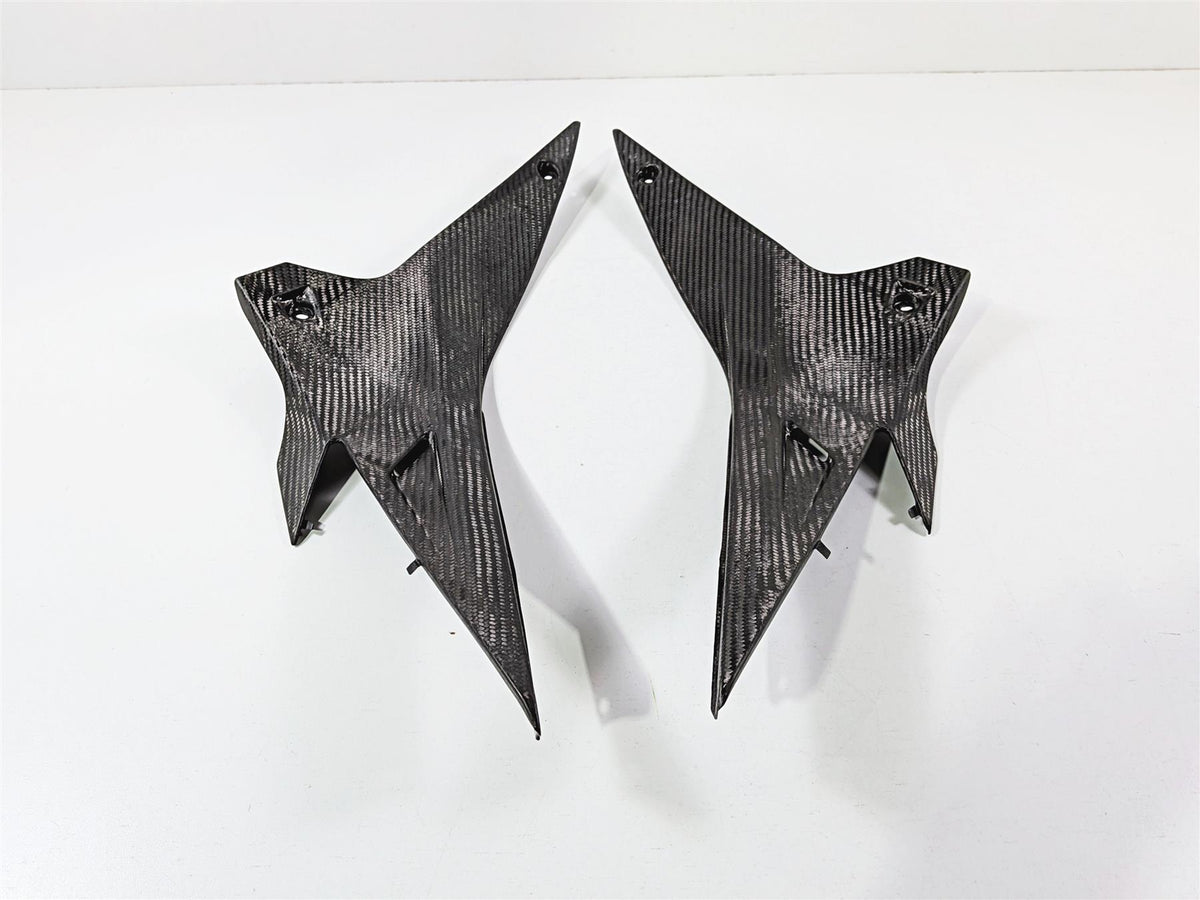 2014 Aprilia RSV4 RR Factory Left Right Leg Carbon Fiber Cover Set 890966 890967 {{ shop.shopifyCountryName }} - Mototech271