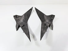 Load image into Gallery viewer, 2014 Aprilia RSV4 RR Factory Left Right Leg Carbon Fiber Cover Set 890966 890967
