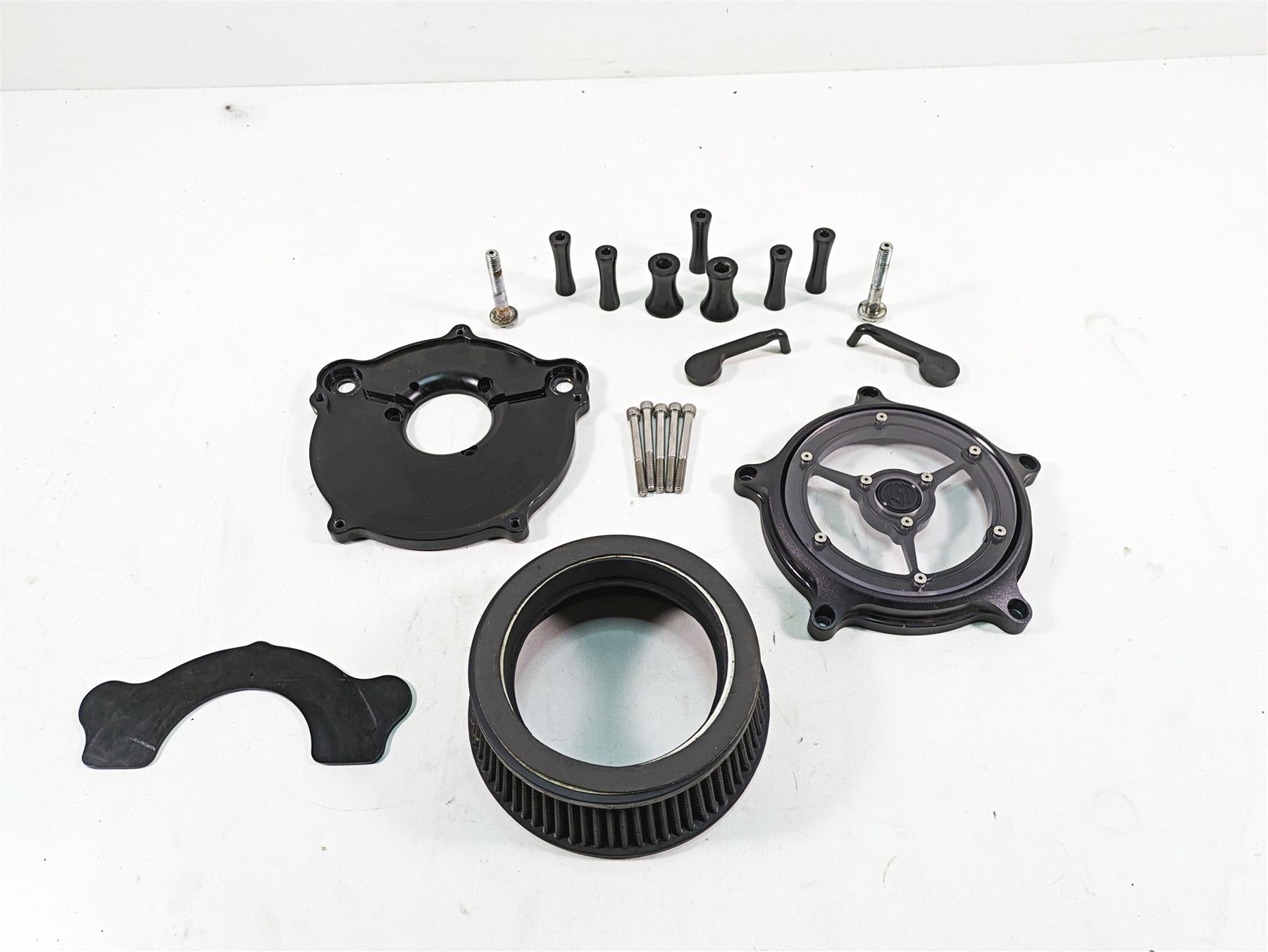 2009 Harley FXDF Dyna Fat Bob RSD Black Ops Air Cleaner - Read 0206-2059-SMB | Mototech271