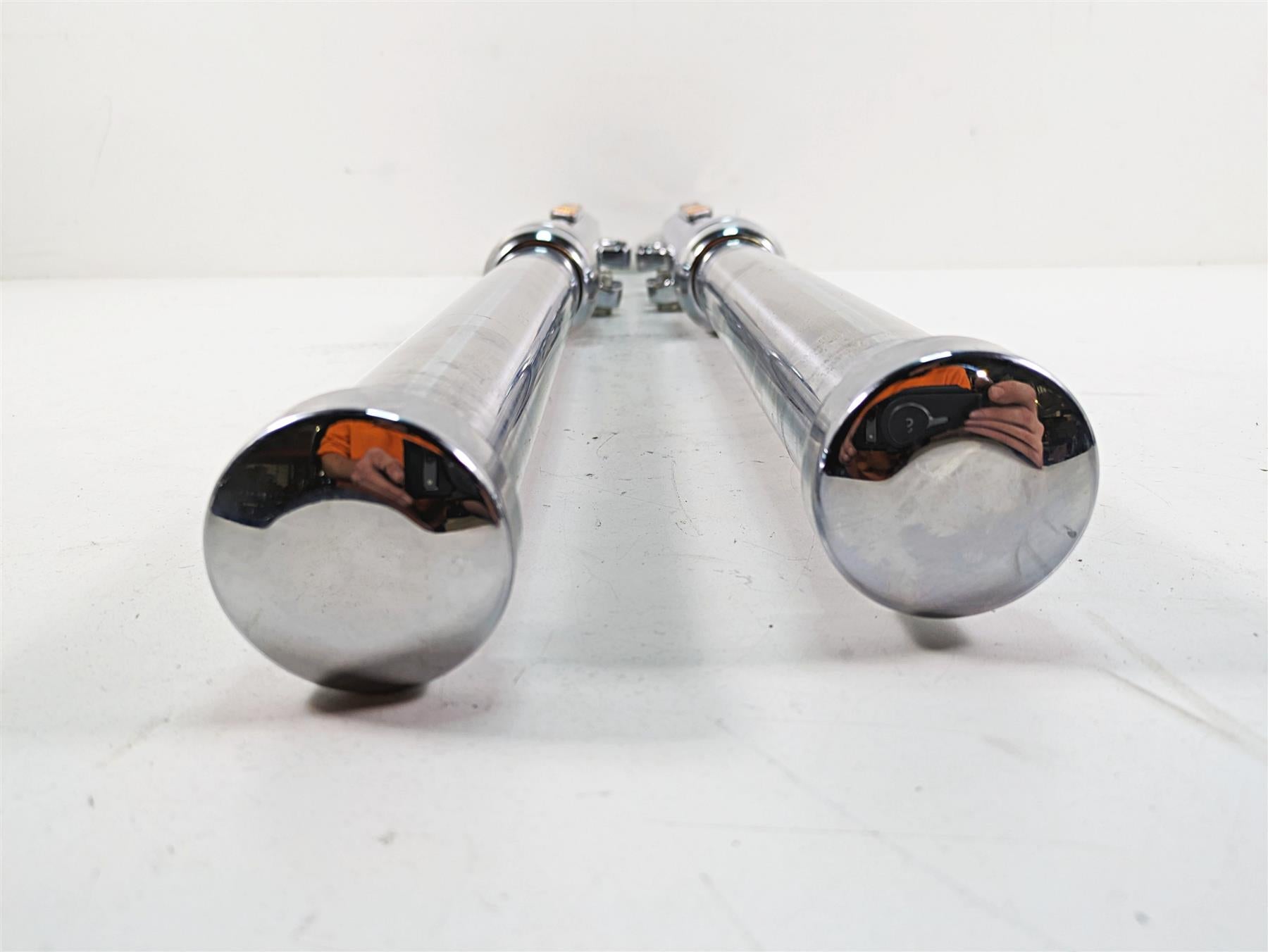 2009 Harley Dyna FXDFSE CVO Fat Bob Showa Dual Disc Front Fork Leg Set 48780-09 {{ shop.shopifyCountryName }} - Mototech271