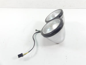 2014 Harley FXDF Dyna Fat Bob Dual Chrome Headlight Head Light Lamp 67700167 | Mototech271