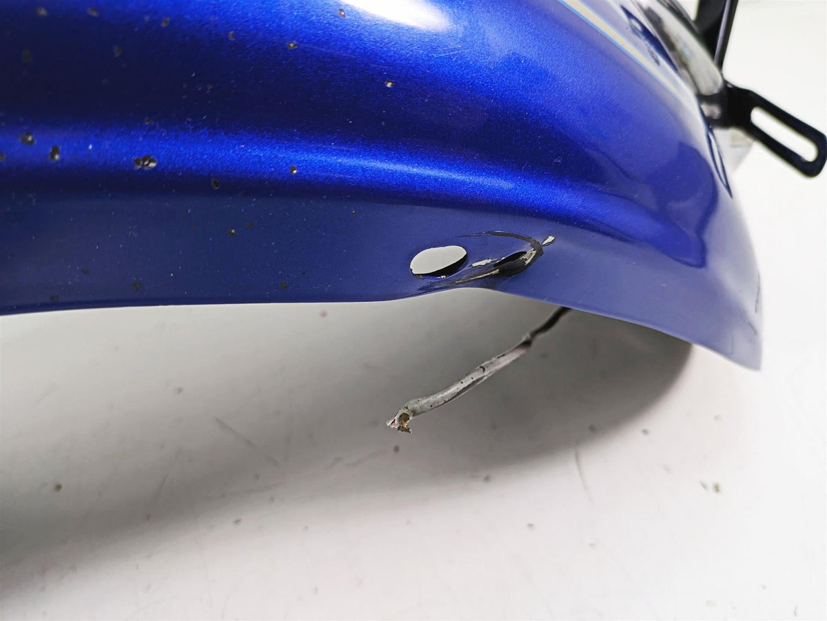 2009 Harley FXCWC Softail Rocker C Rear Fender Flame Blue Pearl Deluxe 60132-08A {{ shop.shopifyCountryName }} - Mototech271