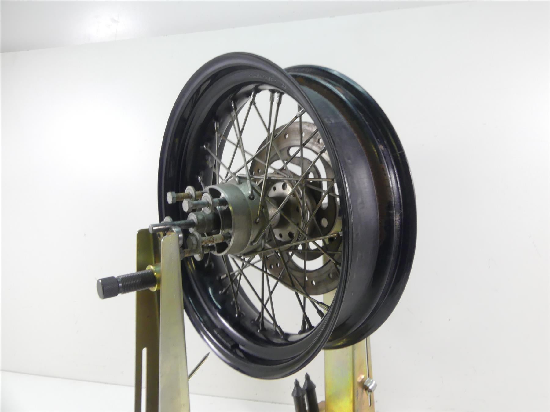 2013 Harley FXDWG Dyna Wide Glide Straight Rear Spoke Wheel Rim 17x4.5 41430-09 {{ shop.shopifyCountryName }} - Mototech271