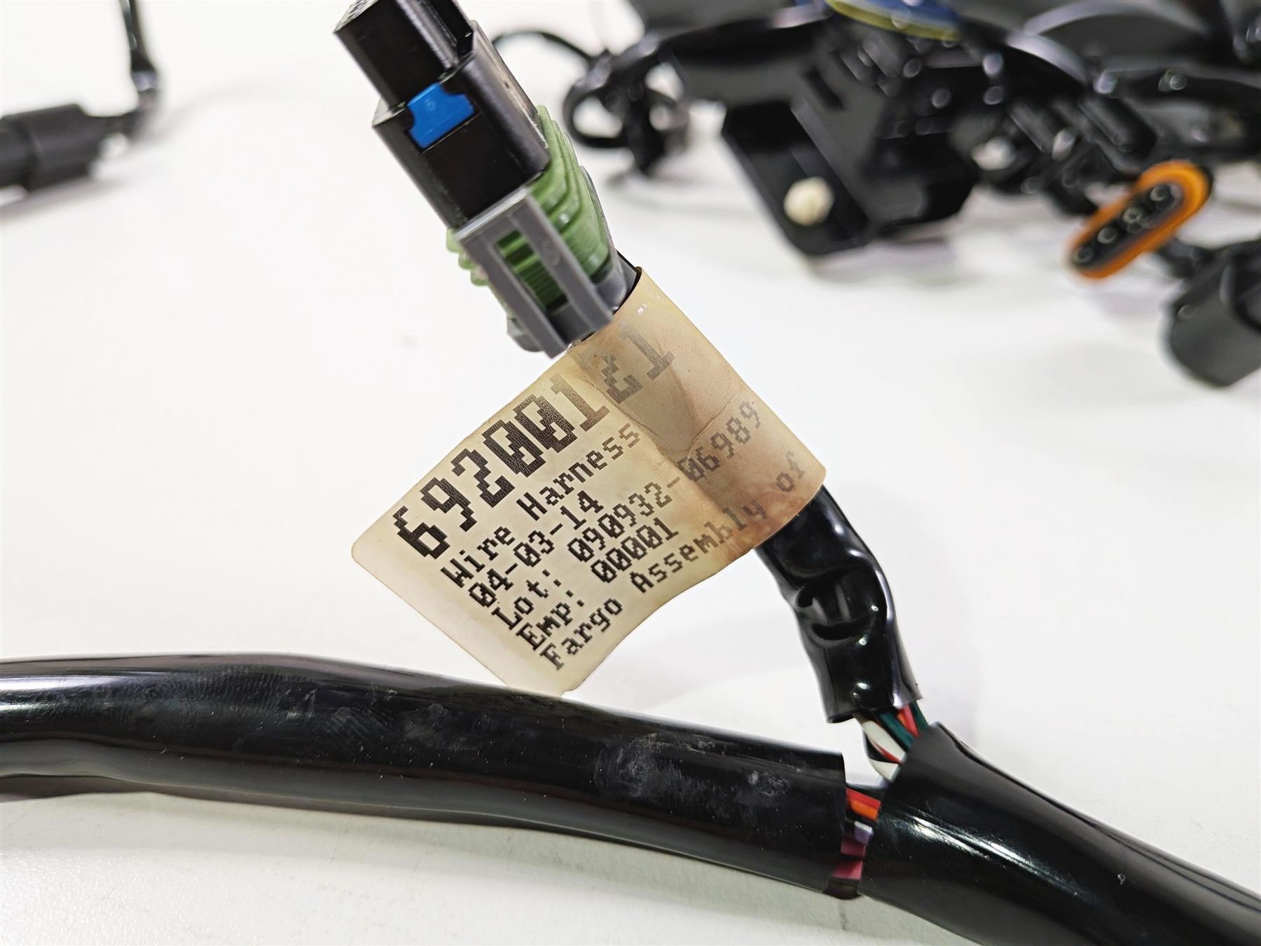 2014 Harley Touring FLHTK Electra Glide Front Gauges Wiring Harness 69200121A-Mototech271