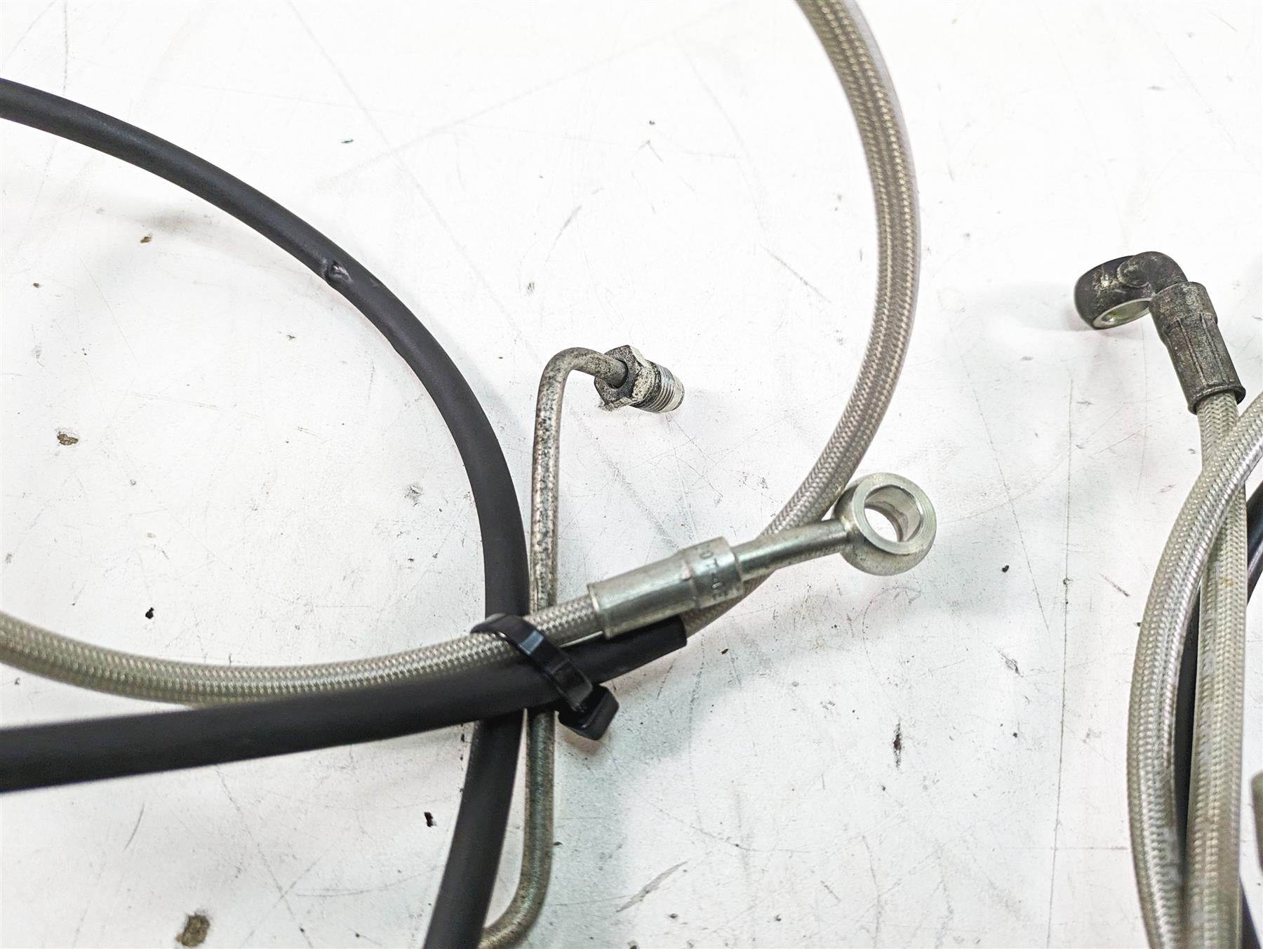 2014 Moto Guzzi California 1400 T Abs Front Brake Line Hose Set 887583 887582 {{ shop.shopifyCountryName }} - Mototech271