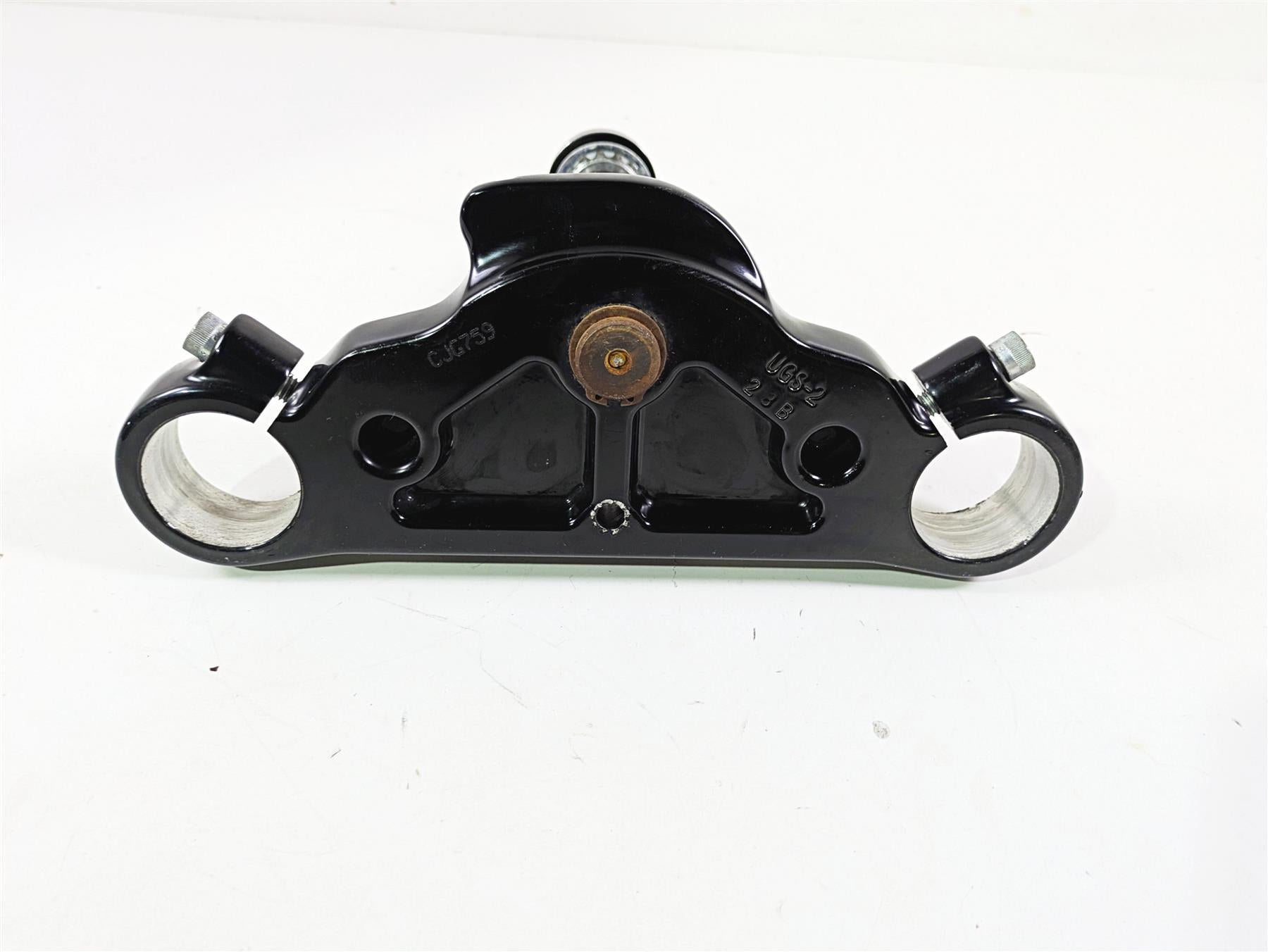 2015 Harley FXDF Dyna Fat Bob Lower Triple Tree Steering Clamp Black 48659-09 {{ shop.shopifyCountryName }} - Mototech271