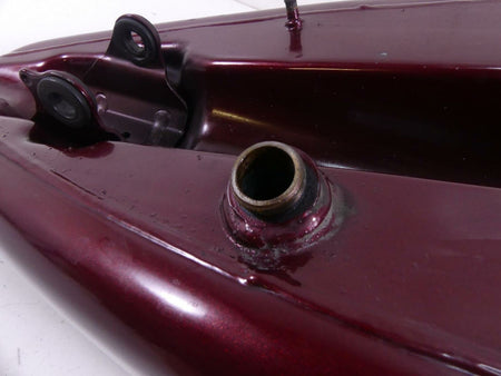 2000 Harley Sportster XL1200 Custom Fuel Gas Tank Rich Red & Red Stripes 61348-0 {{ shop.shopifyCountryName }} - Mototech271