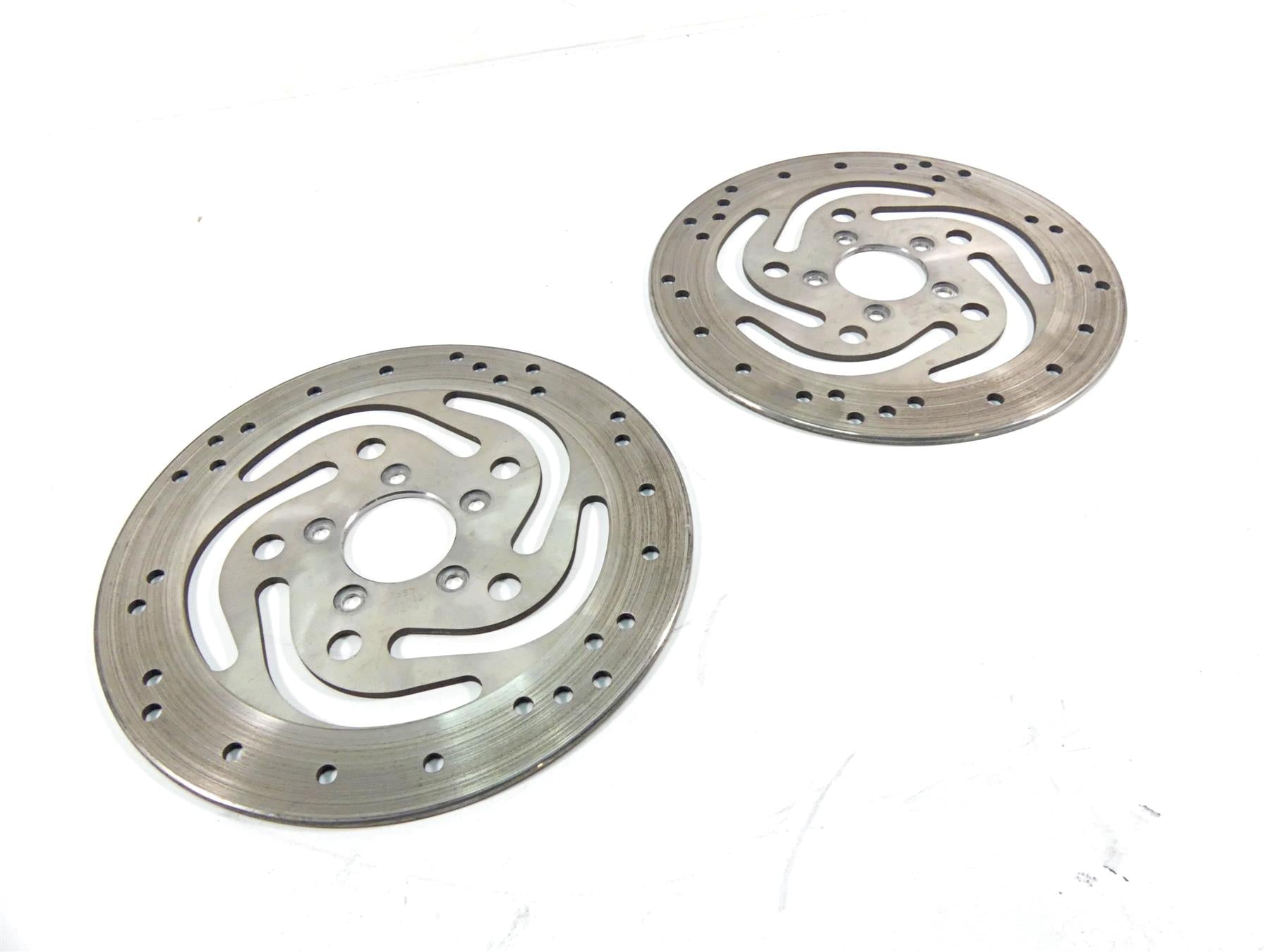 2003 Harley Touring FLHTCI E-Glide 100TH Front Brake Rotor Disc Set 44136-00 | Mototech271