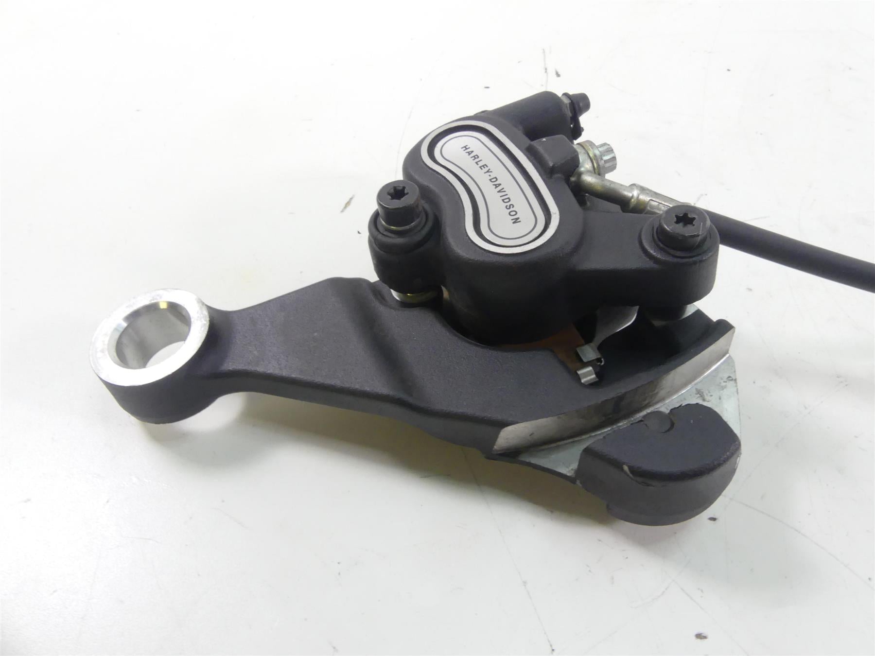 2016 Harley FLS Softail Slim Rear Brake Caliper + Line 41300097 {{ shop.shopifyCountryName }} - Mototech271