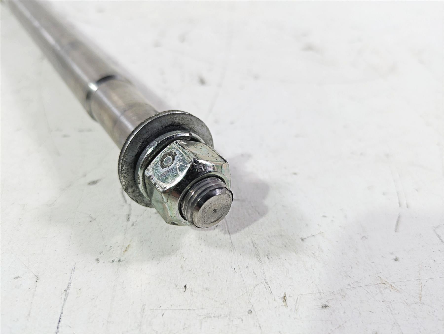2005 Harley Softail FLSTFSE CVO Fat Boy Front Axle Wheel Spindle 3/4" 41584-86A {{ shop.shopifyCountryName }} - Mototech271