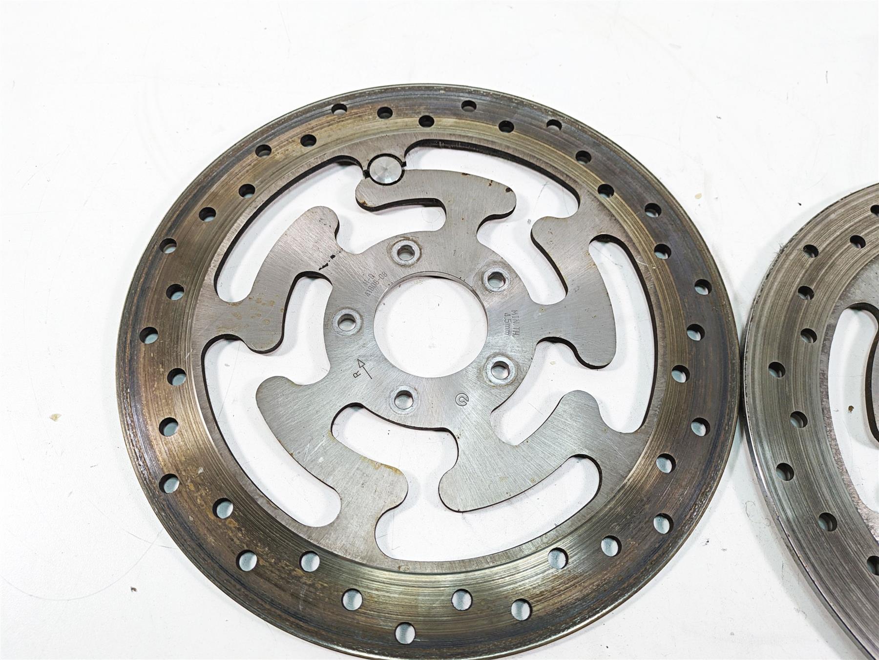 2011 Harley Touring FLTRU Road Glide Brembo Front Brake Rotor Disc Set 41808-08A {{ shop.shopifyCountryName }} - Mototech271