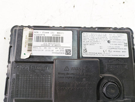2022 Harley RA1250 S Pan America Bcm Body Control Module Class I 41000674 {{ shop.shopifyCountryName }} - Mototech271