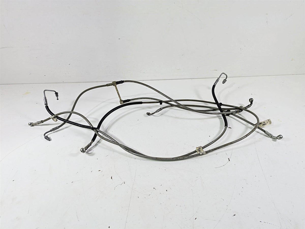 2016 Moto Guzzi Stelvio 1200 8V NTX Abs Brake Line Hose Set 886163 886164 {{ shop.shopifyCountryName }} - Mototech271